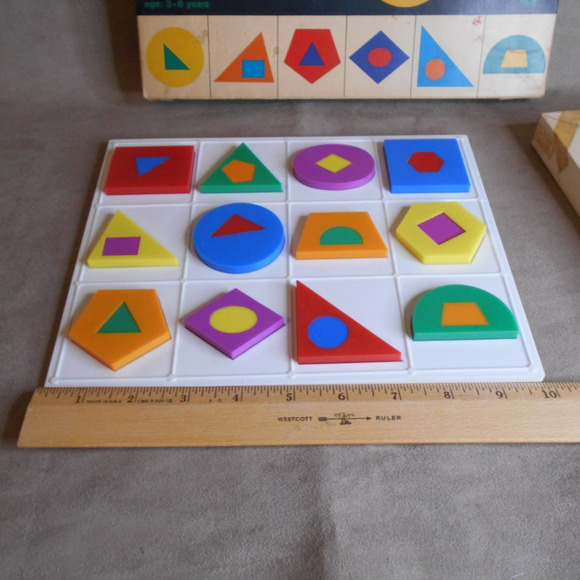 Vintage Dimensional Puzzle Europlastic Amsterdam Holland Montessori RARE - Picture 5 of 10